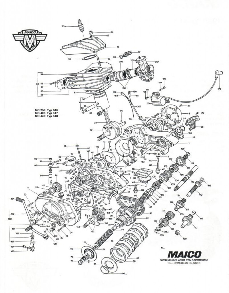 maico 1980 engine